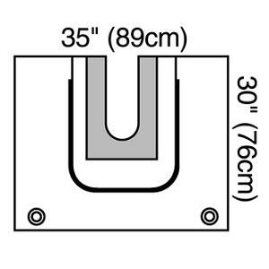 3M STERI-DRAPE, U-DRAPE - 1067