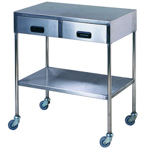 MEDICAL LAB DRESSING TABLE WITHOUT GUARD RAIL