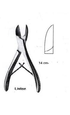 BONE CUTTING FORCEPS LISTON (19CM)