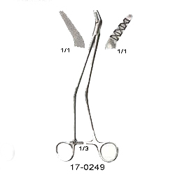 JOHNSON NEEDLE HOLDER DOUBLE CURVED JAWS 10 1/2 INCHES