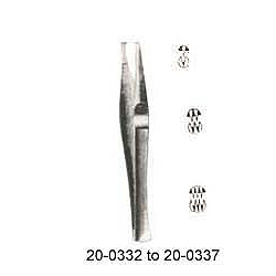 LANE TISSUE FORCPES, 2x3 TEETH 5Â½ INCHES