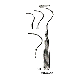 KOCHER LIGATURE NEEDLES, 7 1/2 INCHES