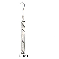 DISSECTING TENACULUM 1 PRONG SHARP WITH METAL HANDLE