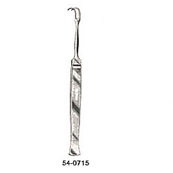 DISSECTING TENACULUM 2 PRONG SHARP WITH METAL HANDLE