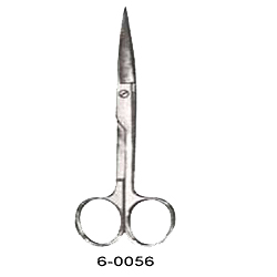 OPERATING SCISSORS, OPEN FLAT, SHARP/SHARP 5 INCHES