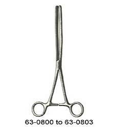 DOYEN INTESTINAL CLAMP LONGITUDINAL SERRATIONS, B/J STRAIGHT 9 INCHES (23CM)