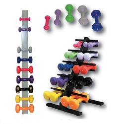 VINYL COATED IRON DUMBBELLS