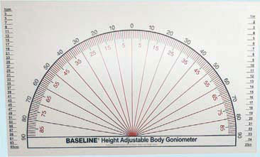 BASELINE ADJUSTABLE WALL GONIOMETER