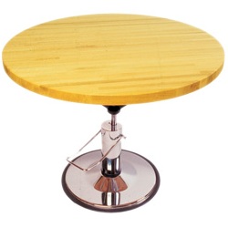 CIRCULAR HI-LO WORK TABLE