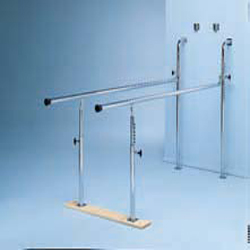WALL MOUNTED PARALLEL BARS-HEIGHT ADJUSTABLE, 7 FOOT