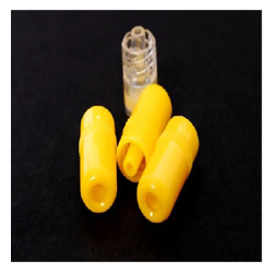 INJECTION HEPARINE STOPPER YELLOW