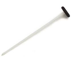 PATELLA HAMMER WITH WHITE/BLACK STICK