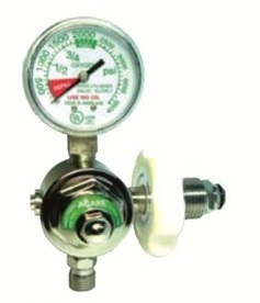 OXYGEN REGULATOR BULLNOSE SIDE ENTRY WITHOUT HUMIDIFIER & FLOWMETER