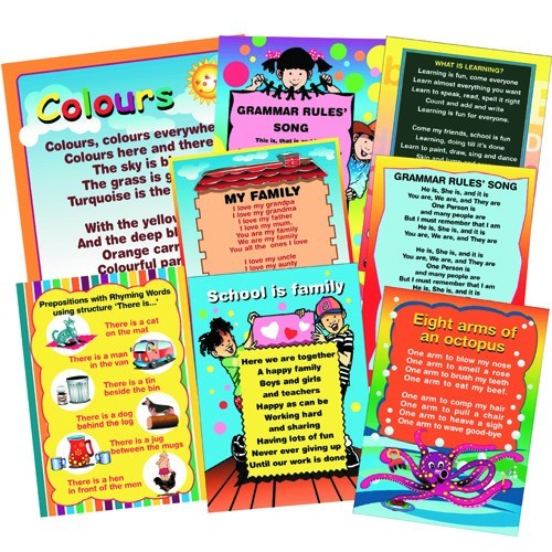 ENGLISH GRAMMAR SONG FLIP CHARTS