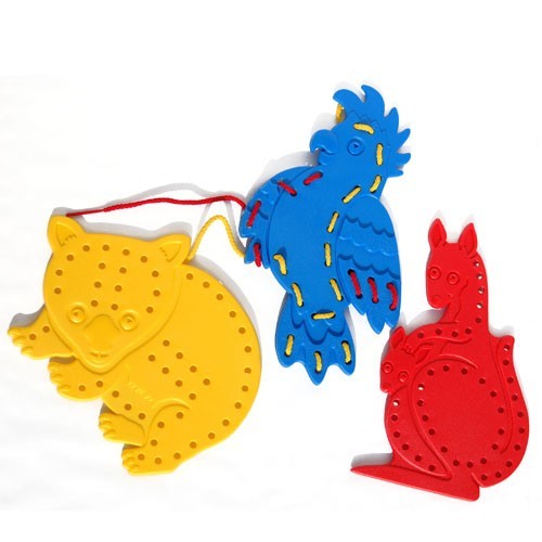 LACING ANIMALS 3 PCS - S5009(D)