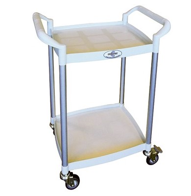 MEDICAL TROLLEY 2 SHELVES