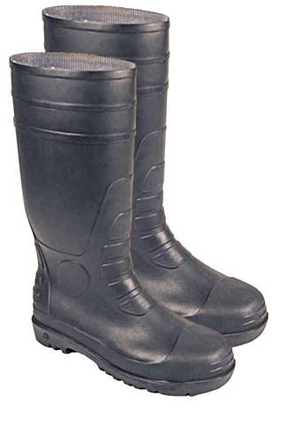 SAFETY WELLINGTON BOOTS WITH STEEL TOP CAP & STEEL MIDSOLE
