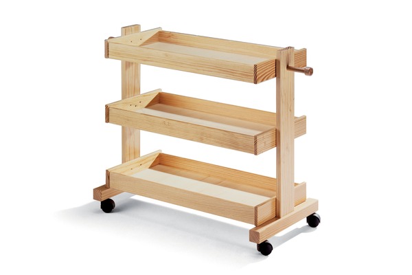 WOODEN TROLLEY