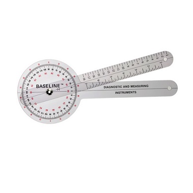 BASELINE PLASTIC GONIOMETER - 360 DEGREE HEAD 