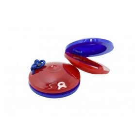 PLASTIC CASTANET (PINK/BLUE)