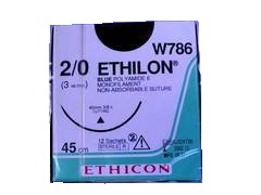 ETHILON BLU 45CM M3 2/0 CEC135-40