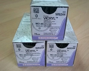VICRYL CTD 0 75CM VLT 1/2 RD