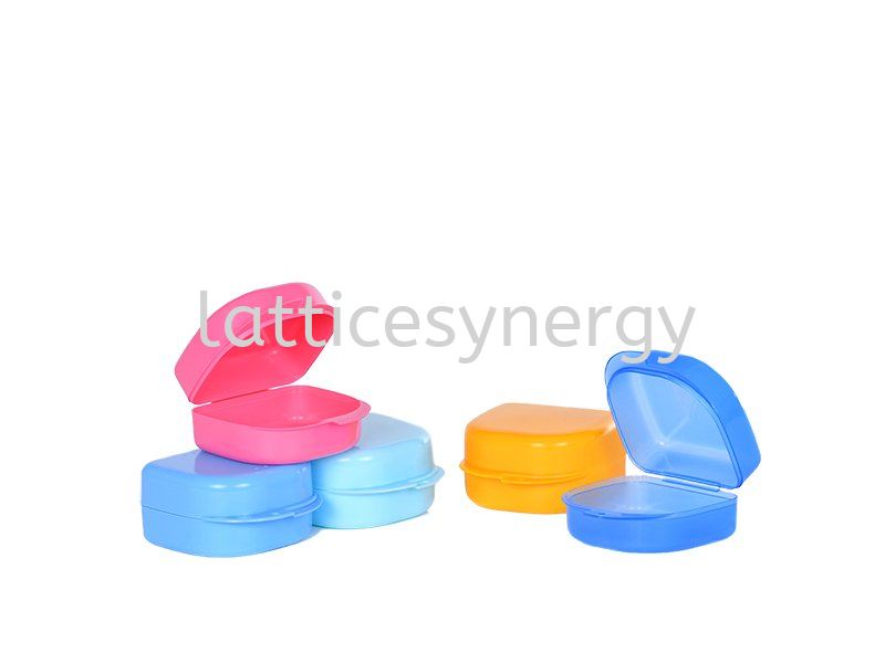 DENTURE BOX (BLUE,GREEN,PINK,YELLOW,DARK BLUE)