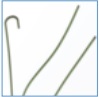 PTFE Coated Guidewires (Fixed Core) 0.035"- Length : 150cm ; 15cm Flexible Bentson Type Tip
