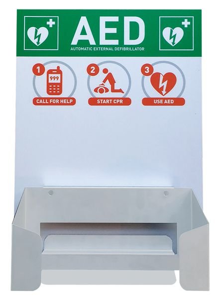 WALL MOUNT WITH SIGN FOR CARDIAID AED 