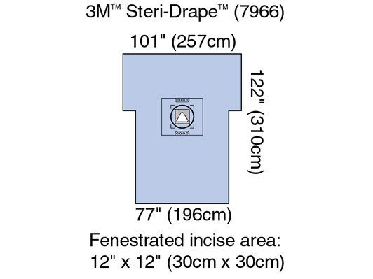 3M STERI DRAPE SURGICAL