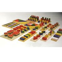 WOODEN FRACTION SET (14 PCS)