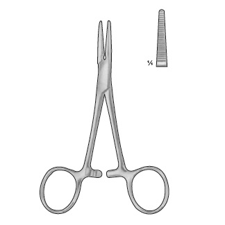 SPENCER WELLS HAEMOSTATIC FORCEPS, STRAIGHT 17.5 CM