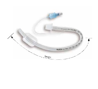 RUSCH AGT TRACHEAL TUBE, CUFFED, ORAL PREFORMED (RAE)