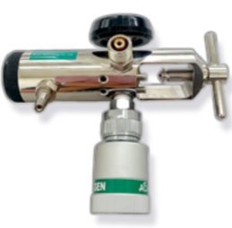  OXYGEN REGULATOR  PIN INDEX WITH SCHRADER VALVE 