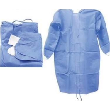 ISOLATION GOWN PE COATED 42GM BLUE