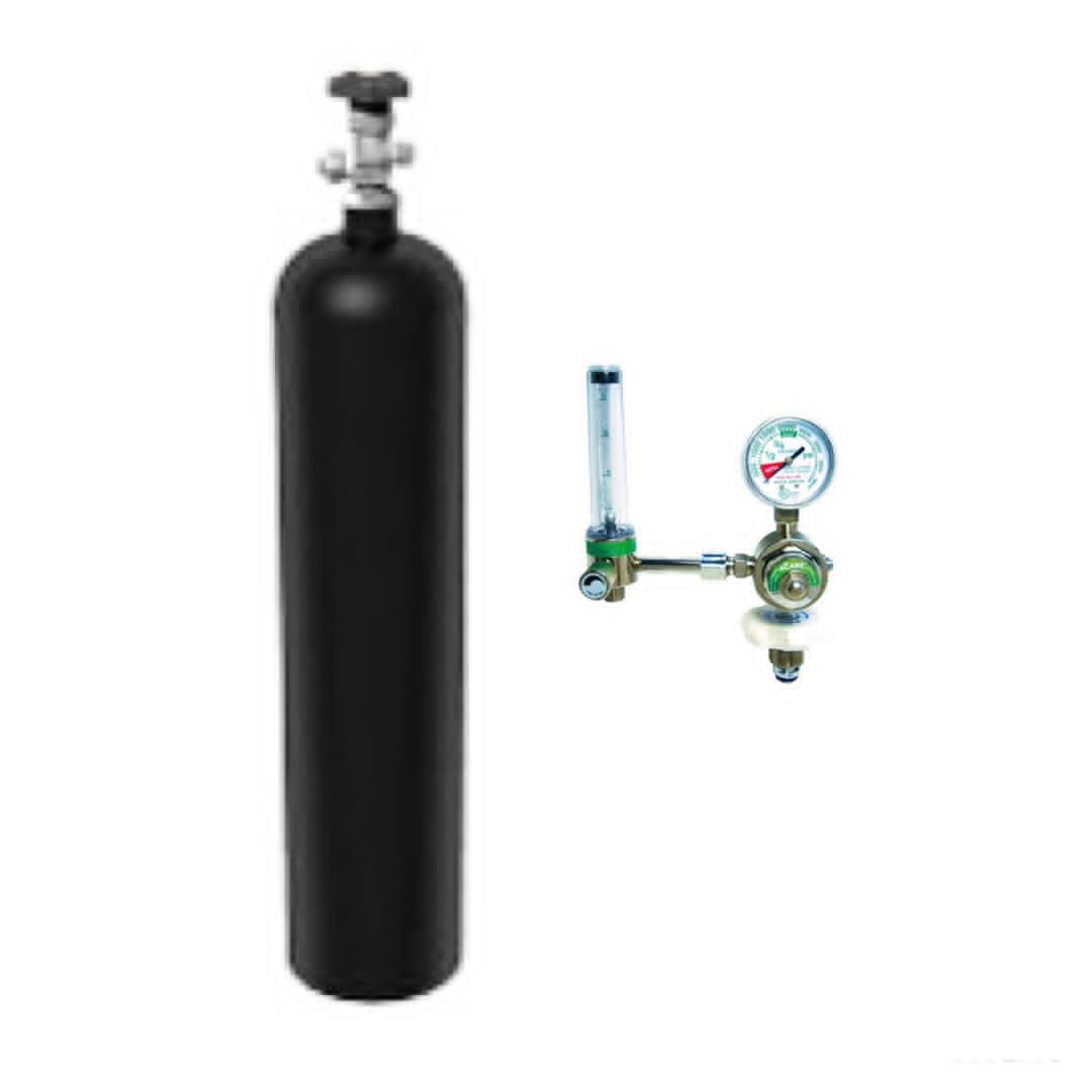 OXYGEN TANK  1.4CU.M(10L)   -  OXYGEN REGULATOR BULLNOSE TOP ENTRY -VSY 226 - SET 