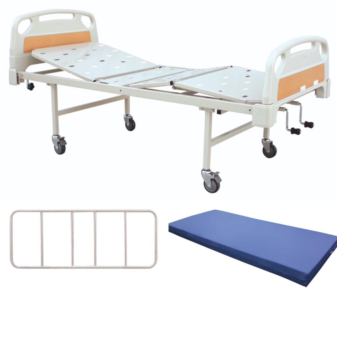 HOSPITAL FIXED HEIGHT BED - 2 FUNCTION