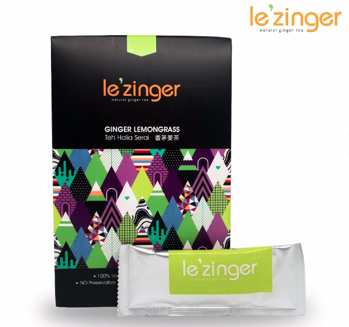 LE'ZINGER GINGER LEMONGRASS WITH ORGANIC CANE SUGAR AND MOLASSES