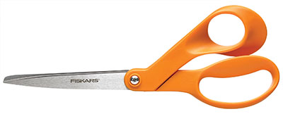 FISKARS PREMIER 8" BENT SCISSORS FOR SPLINTING