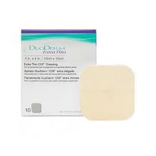 DUODERM EXTRA THIN DRESSING 10CM x 10CM