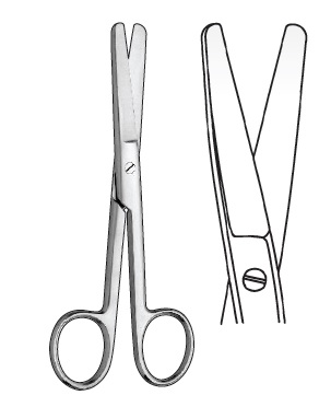 OPERATION SCISSORS ROUND PATTERN, STANDARD STRAIGHT B/B STR