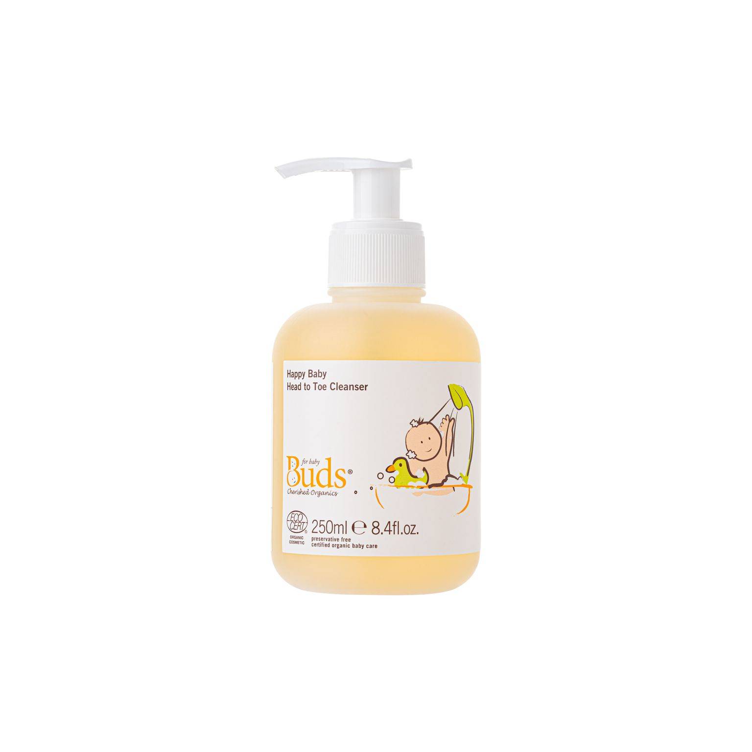 BCO HAPPY BABY HEAD TO TOE CLEANSER - 250ML