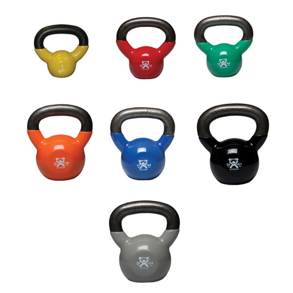 CANDO VINYL-COATED IRON KETTLEBELLS