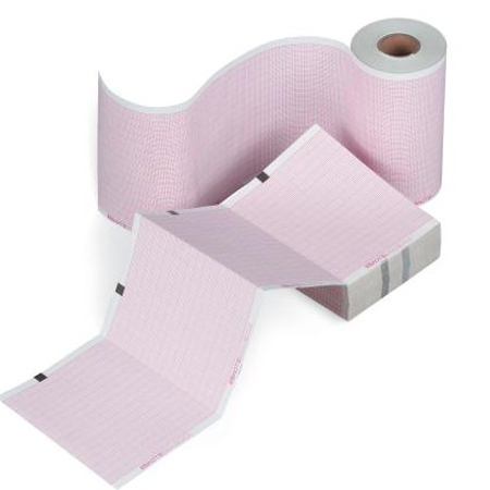 SCHILLER ECG PAPER - 80MM X 70MM X 300 SHEET