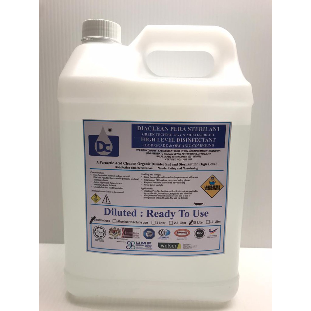  DISINFECTANT DIACLEAN 5L (Bottle)