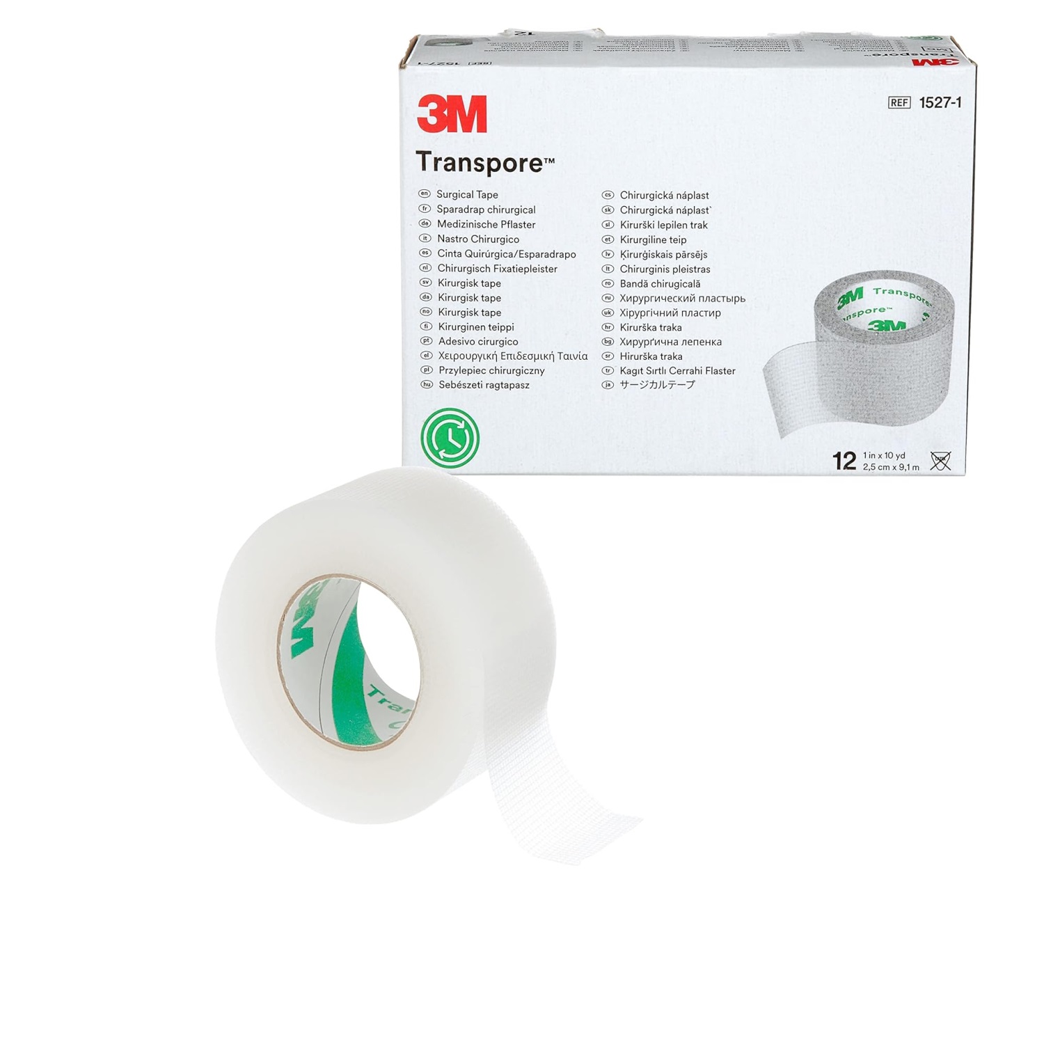 3M TRANSPORE SURGICAL TAPE 