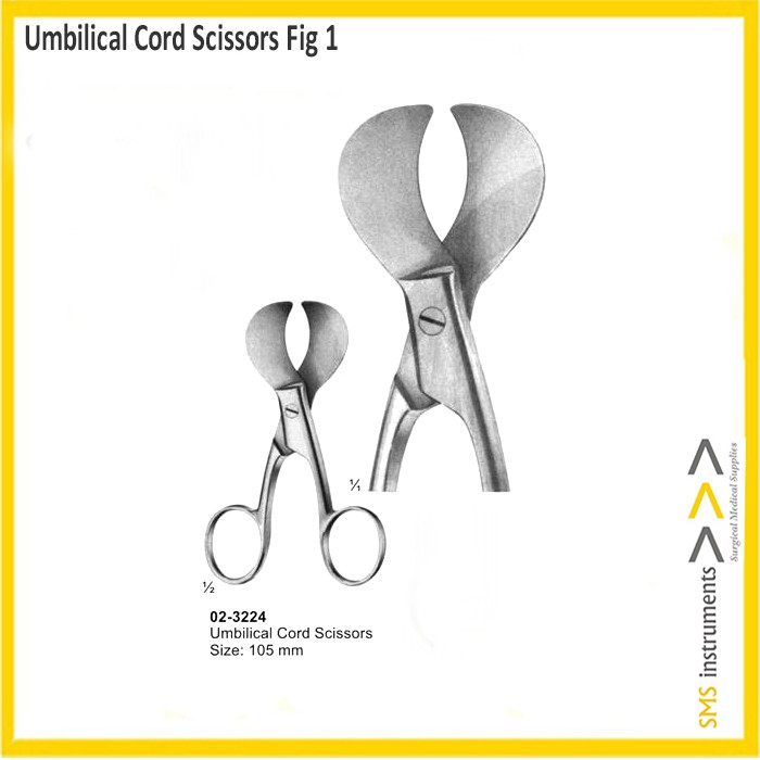 UMBILICAL CORD SCISSORS (MOD USA) 10.5 CM