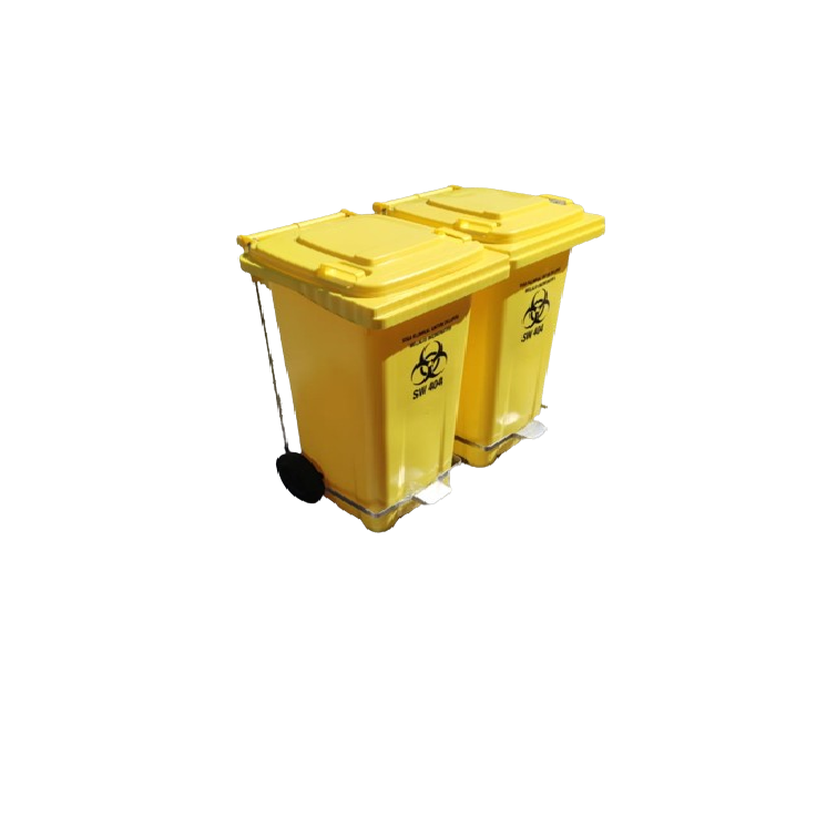 TWO WHEEL MEDICAL WASTE BIN