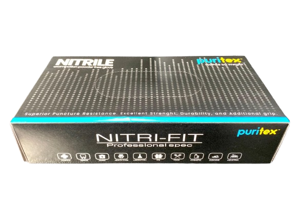 NITRILE POWDER FREE GLOVE (BLUE)