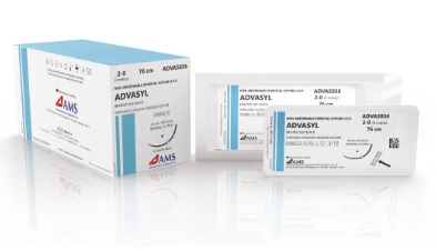 ADVASYL BRAIDED SILK BLACK 4-0 76CM 1/2 CIR RB SINGLE ARM 20MM